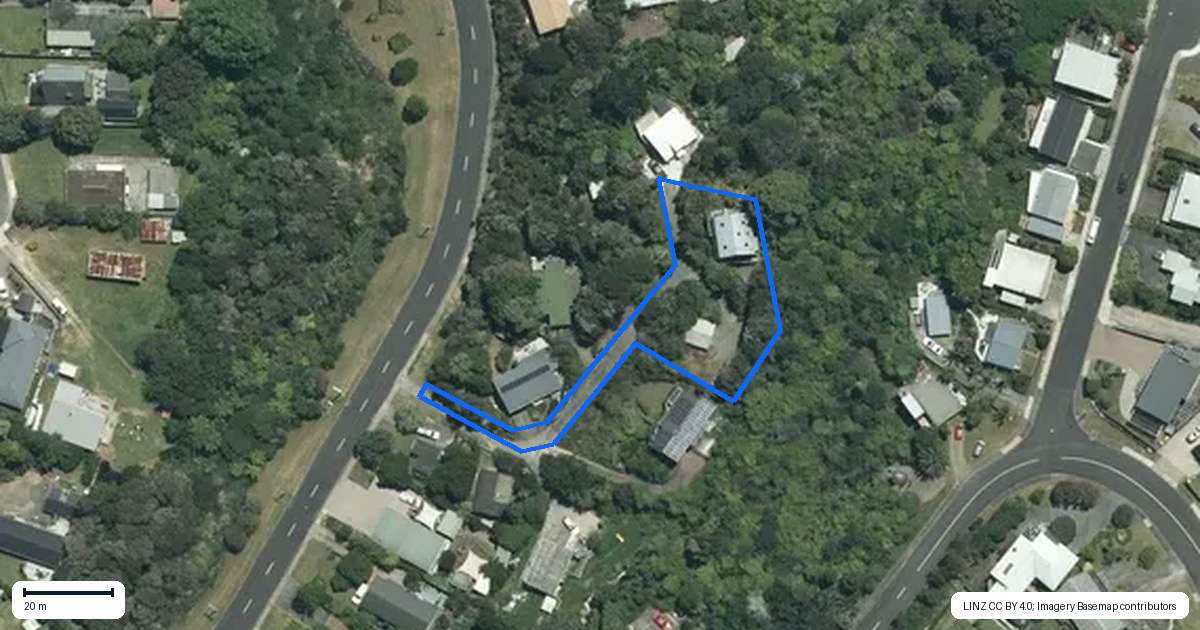 Property context map for 30 Gallagher Drive, Tairua