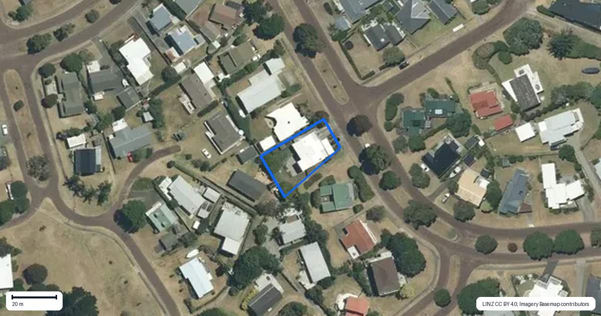 Property context map for 12 Mountain Vista Place, Pauanui