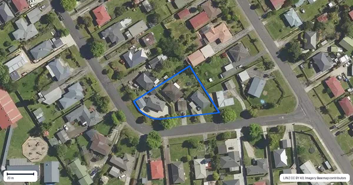 Property context map for 1A Upland Road, Western Heights, Rotorua