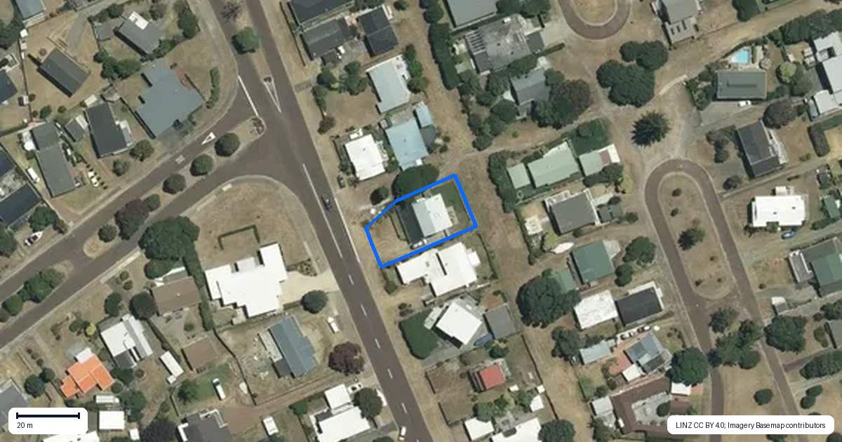 Property context map for 49 Pauanui Boulevard, Pauanui