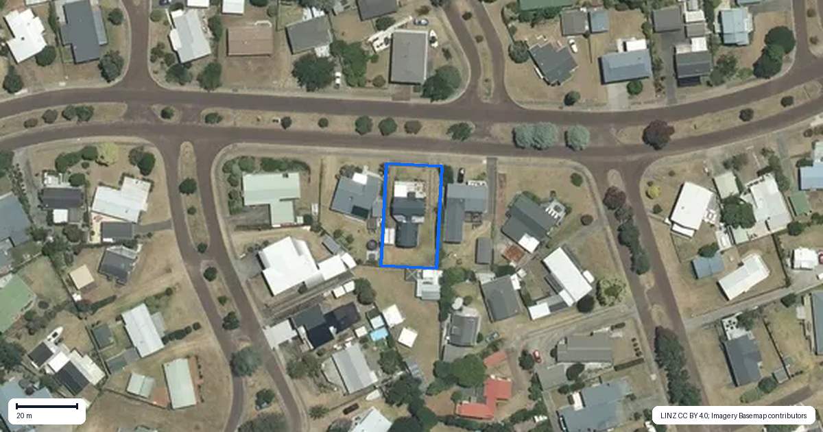 Property context map for 33 Jubilee Drive, Pauanui