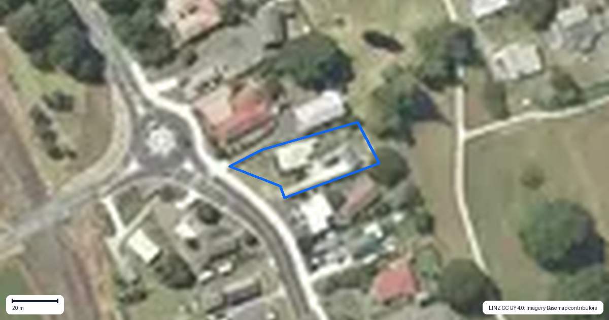 Property context map for 3 Scott Road, Te Kauwhata