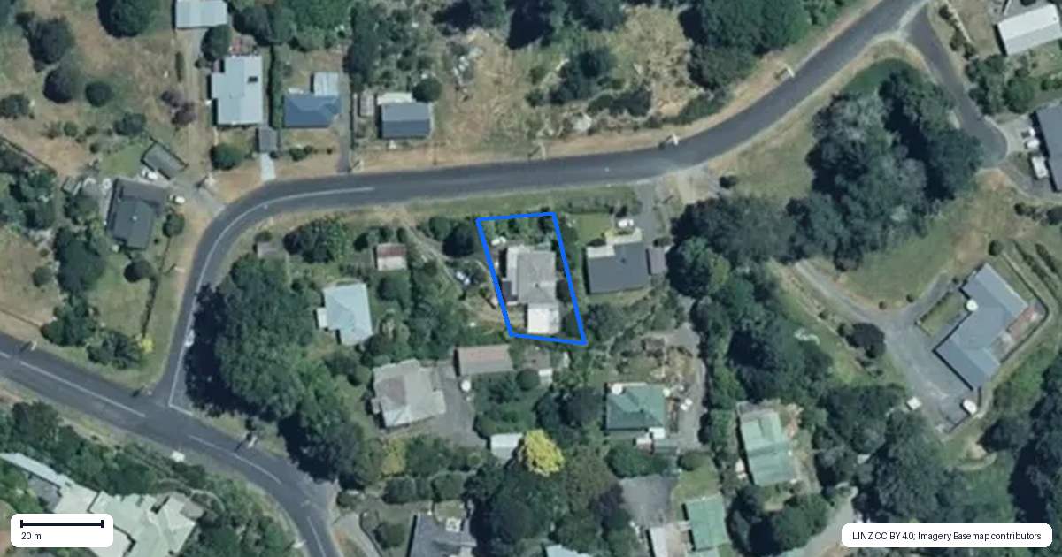 Property context map for 35 Rangaroa Road, Taumarunui