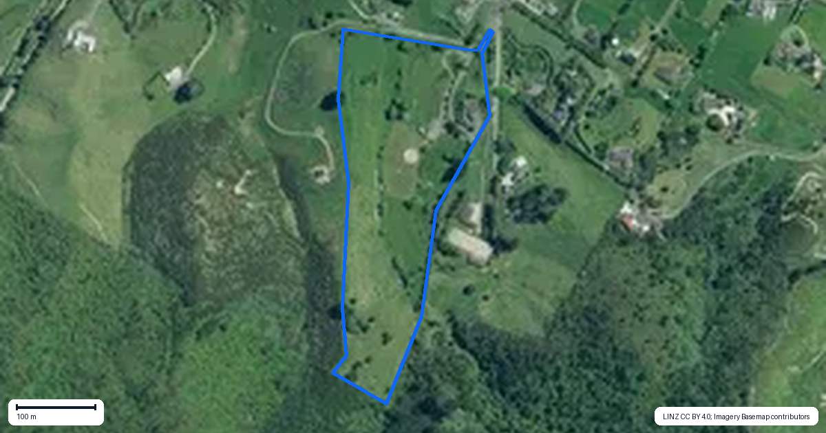 Property context map for 26A Kauri Lane, Huntly