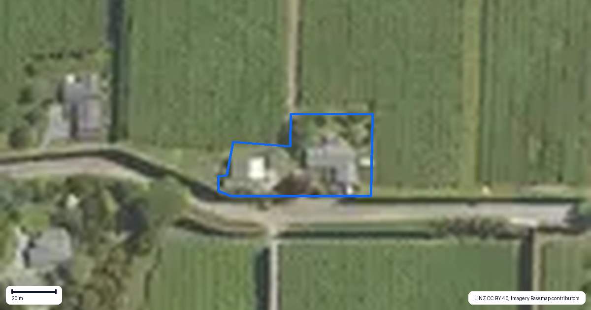 Property context map for 61 Whitehead Avenue, Te Puke