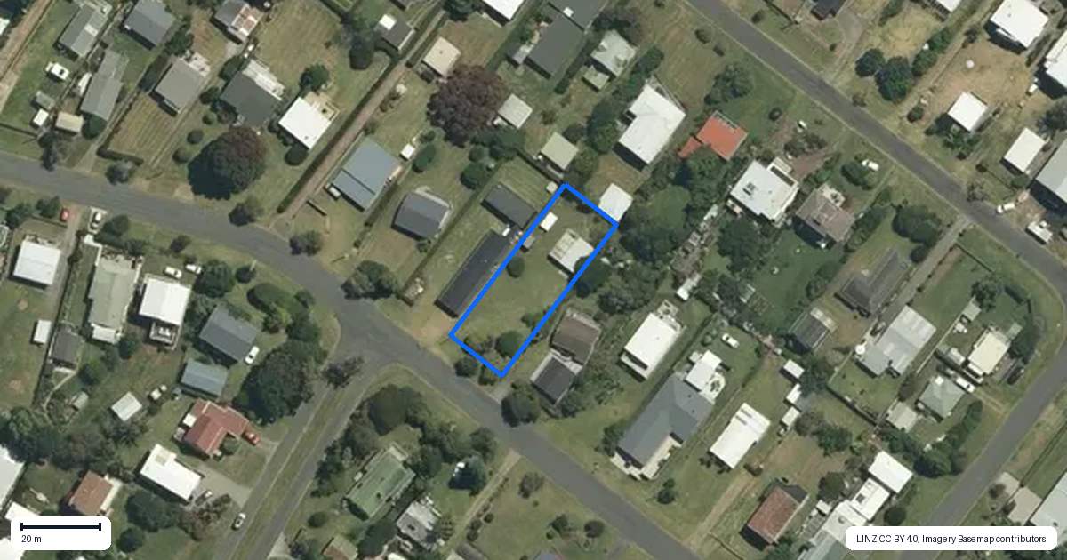 Property context map for 21 Dawn Avenue, Hahei, Whitianga