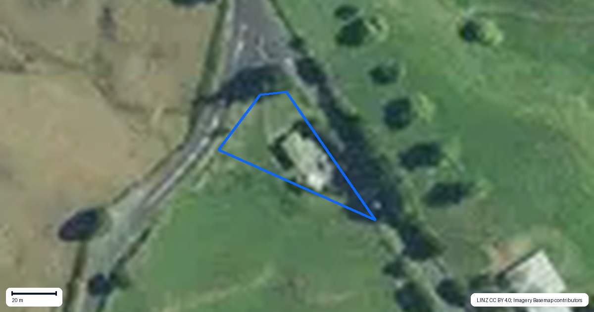 Property context map for 2241 Hetherington Road, Ruawaro, Huntly