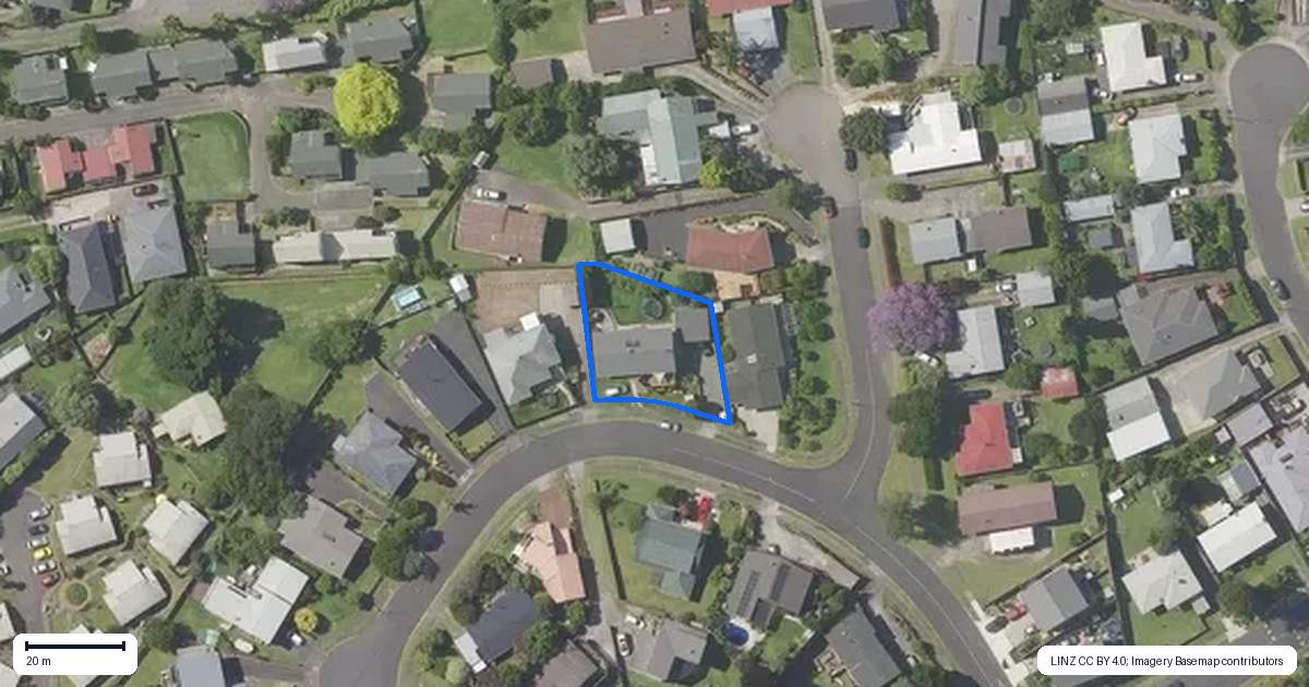 Property context map for 13 Grosmont Terrace, Brookfield, Tauranga