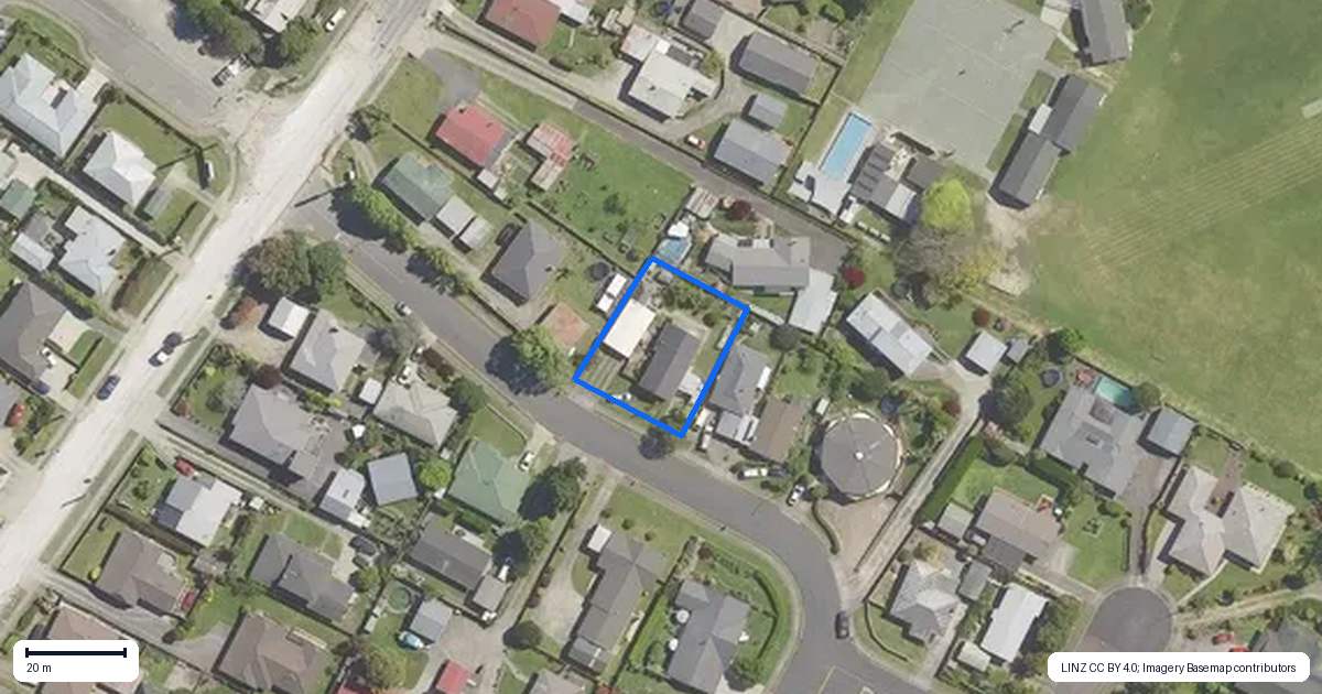 Property context map for 3 McBeth Drive, Te Puke