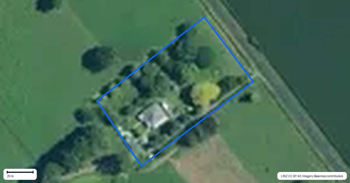 Property context map for 945 No 7 Road, Springdale