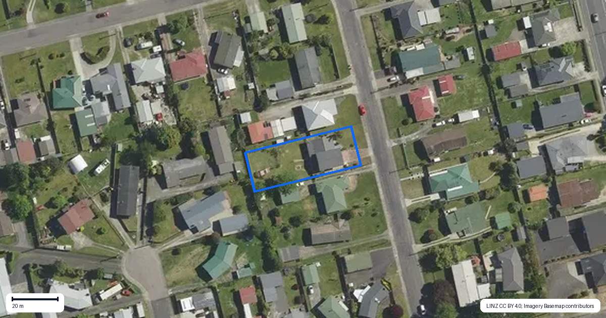 Property context map for 8 Martin Street, Utuhina, Rotorua
