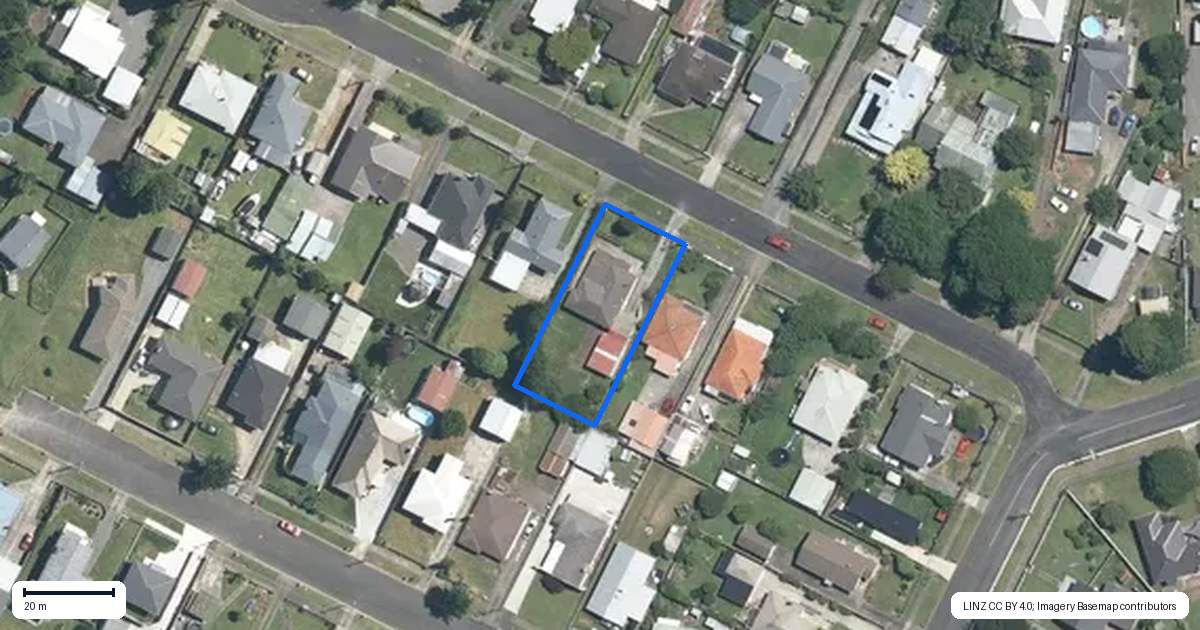 Property context map for 8 Dawson Street, Matamata
