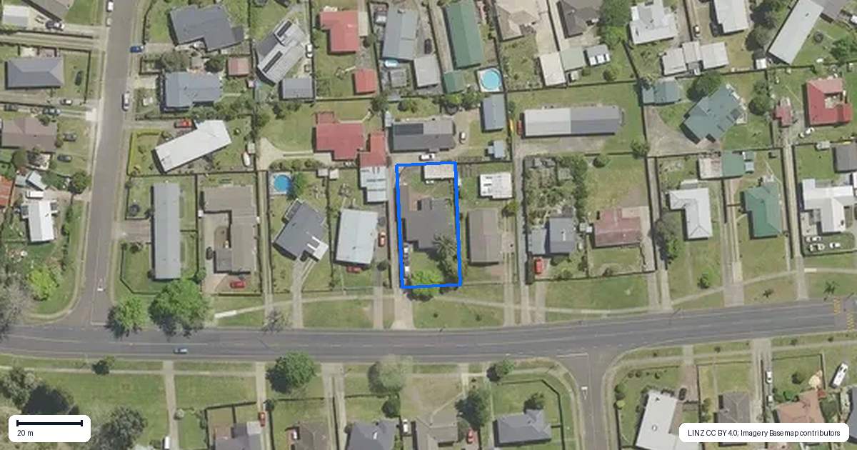 Property context map for 59 Fenton Mill Road, Kawerau