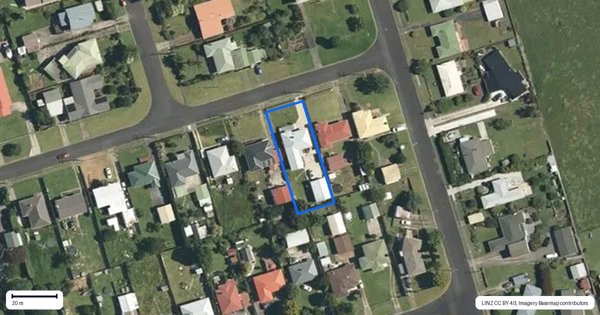 Property context map for 19 Wyatt Avenue, Te Aroha