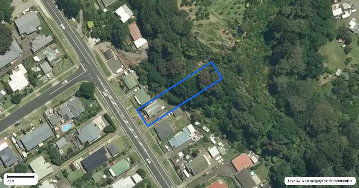 Property context map for 806 Tararu Road, Thames