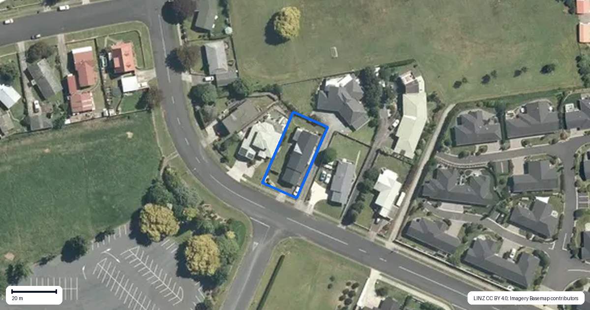 Property context map for 345 Swarbrick Drive, Te Awamutu