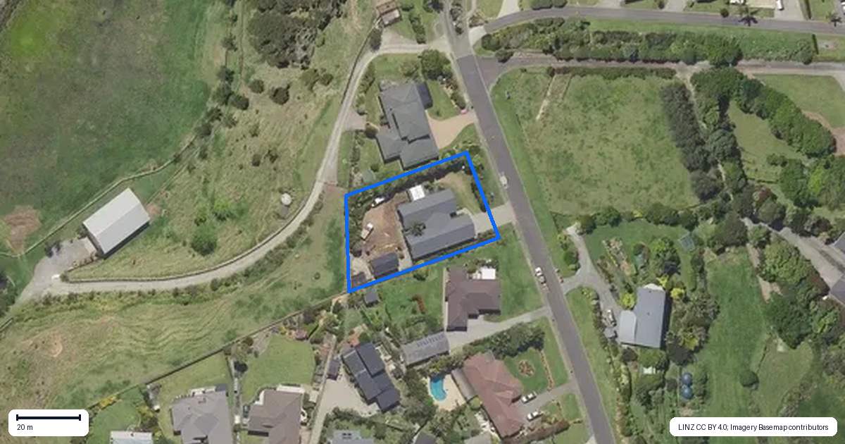 Property context map for 131 Koutunui Road, Athenree, Waihi Beach