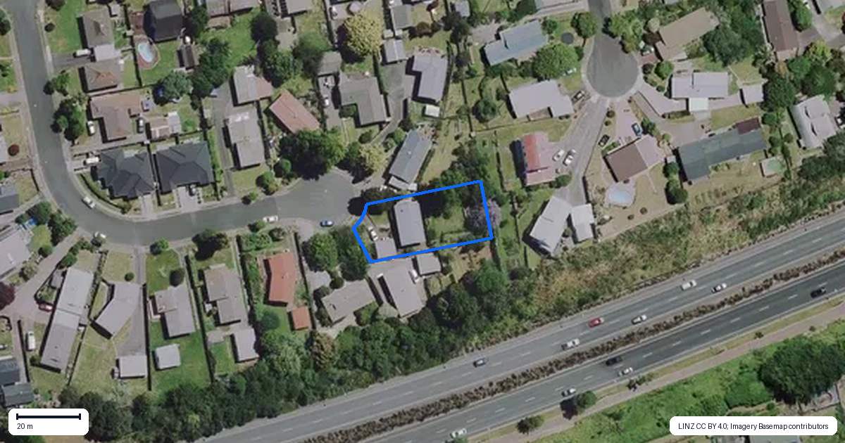 Property context map for 26 Camden Place, Pukete, Hamilton