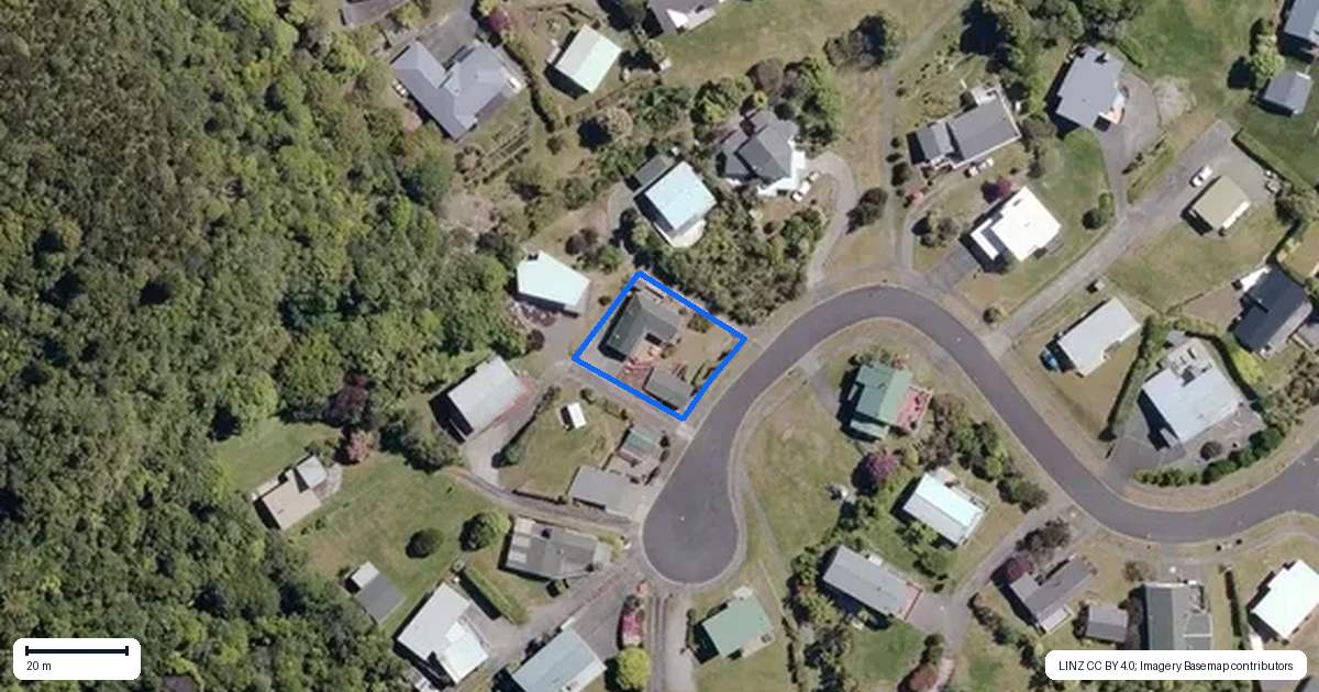 Property context map for 40 Hinekapi Terrace, Kuratau, Turangi
