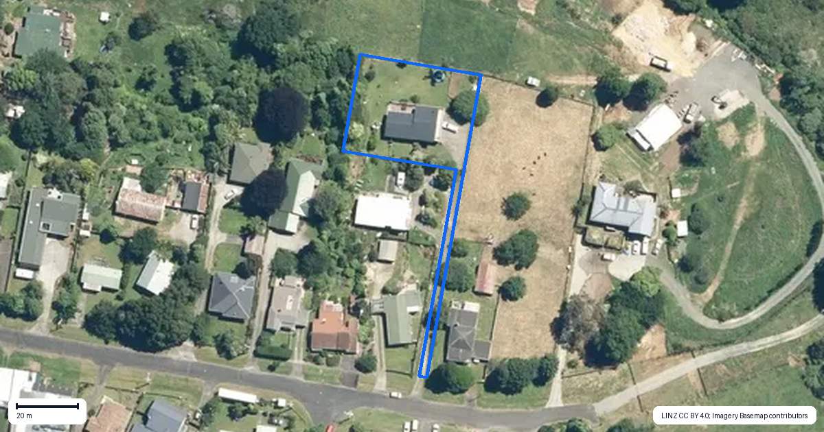 Property context map for 15C Hobson Street, Waihi
