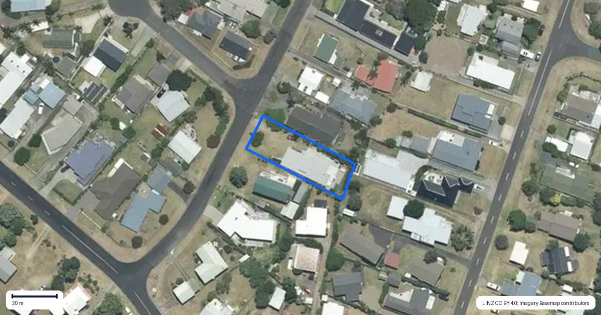 Property context map for 104 Hauturu Street, Whangamata