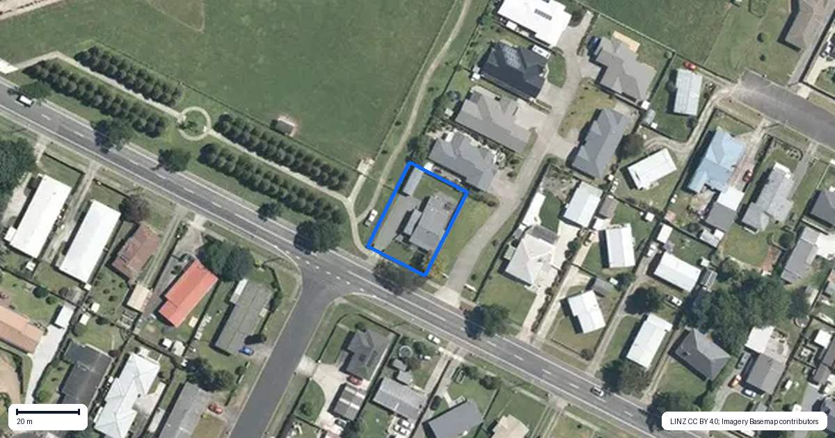 Property context map for 73 Peria Road, Matamata