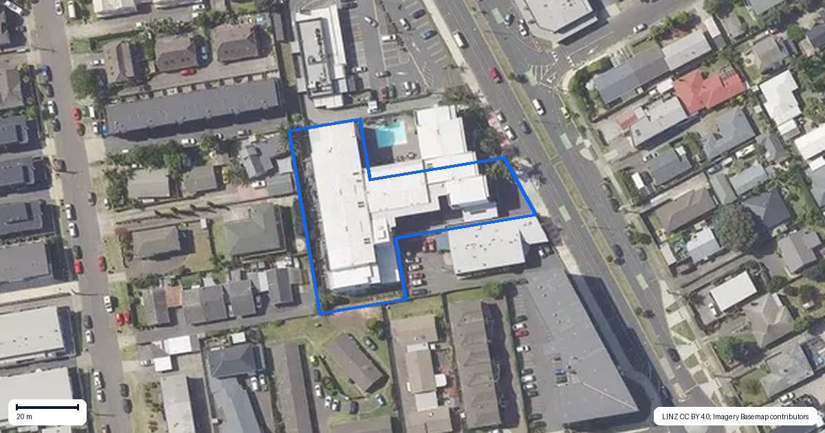 Property context map for 207/424 Maunganui Road, Mount Maunganui