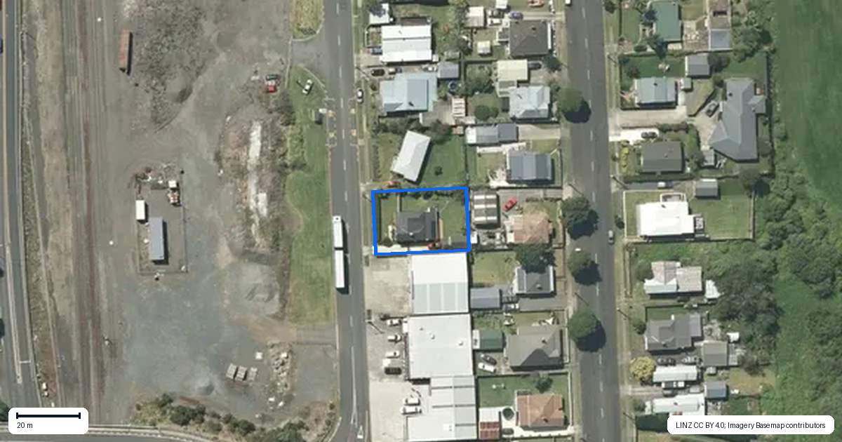 Property context map for 12 Ralph Street, Huntly