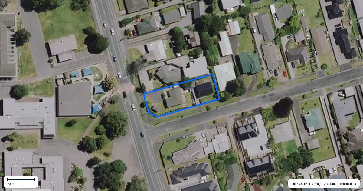 Property context map for 1 Ngaere Avenue, Chartwell, Hamilton