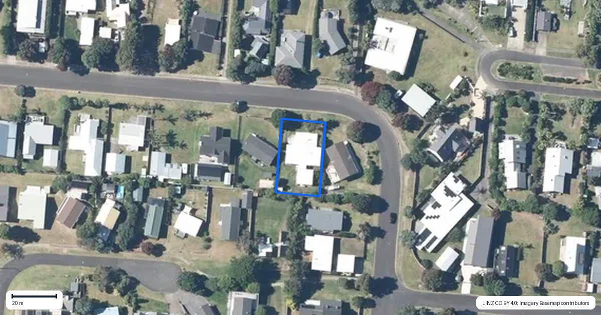 Property context map for 203 Kenwood Drive, Matarangi, Whitianga