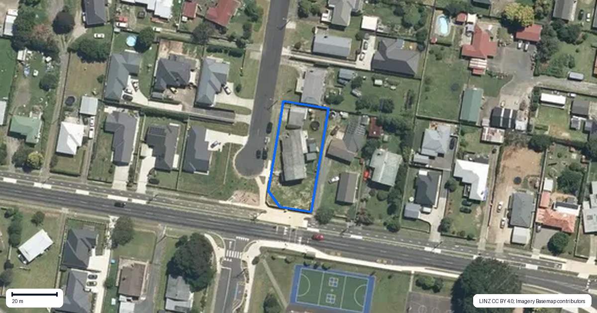 Property context map for 51 Whitaker Street, Kihikihi, Te Awamutu