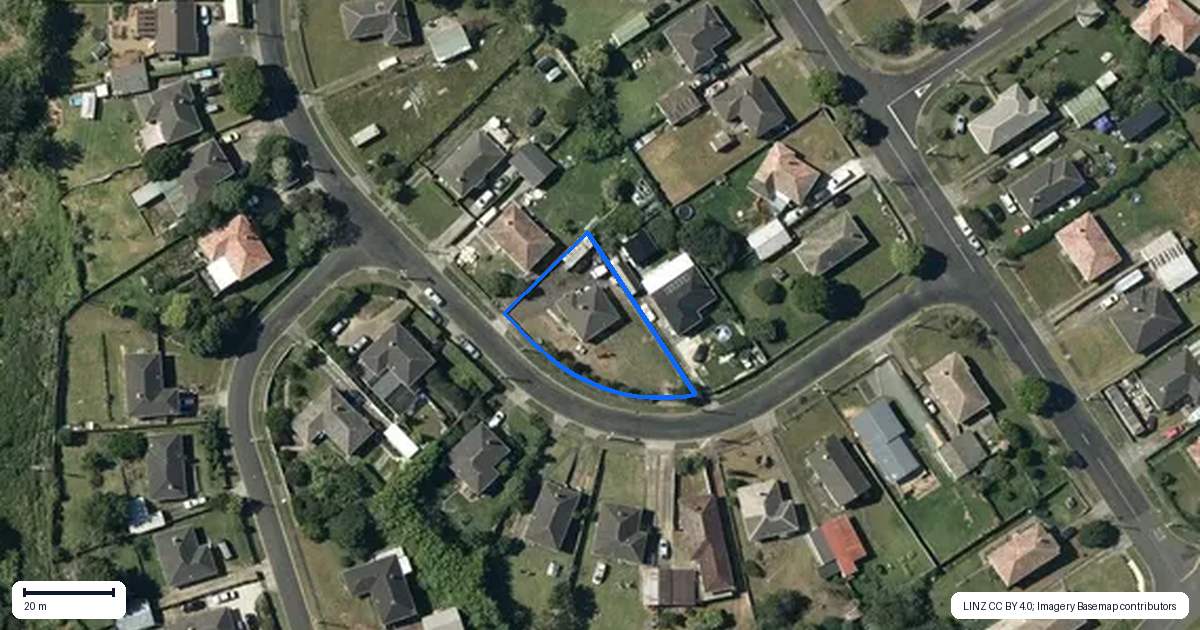 Property context map for 27 Kohekohe Crescent, Meremere, Mercer