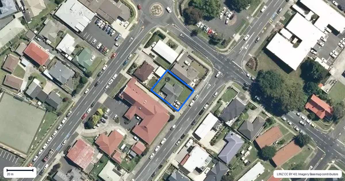 Property context map for 232 Roche Street, Te Awamutu
