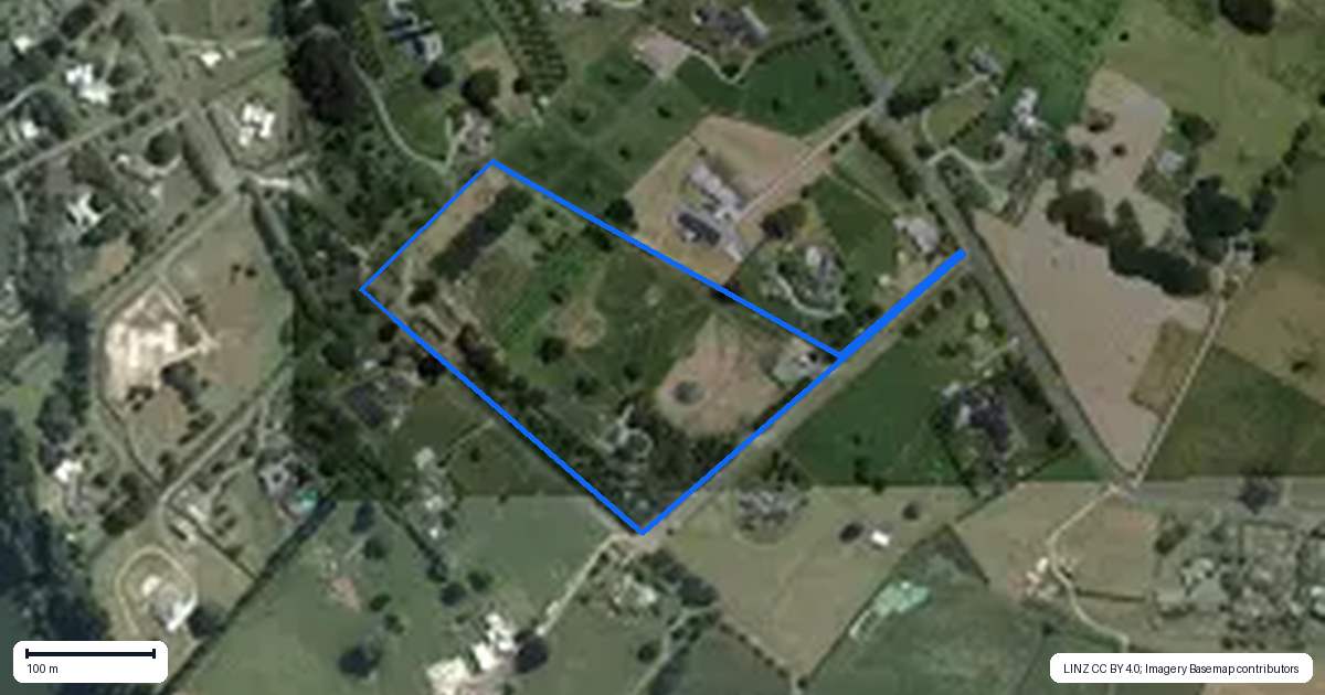 Property context map for 330A Pencarrow Road, Tamahere, Hamilton