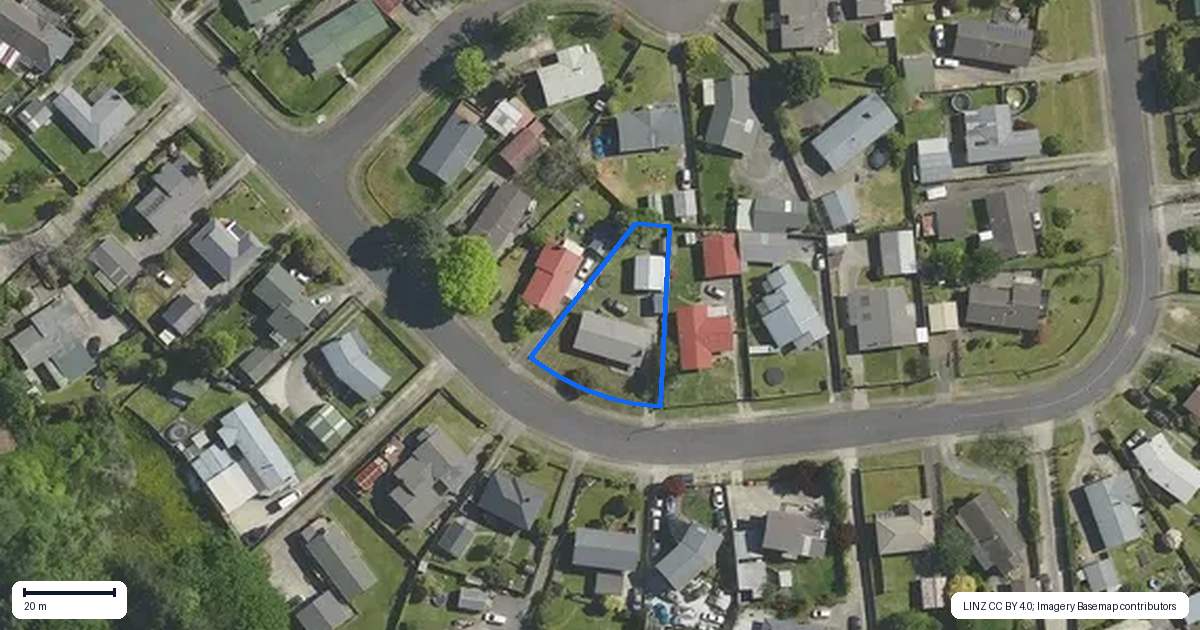 Property context map for 37 Alison Street, Mangakakahi, Rotorua