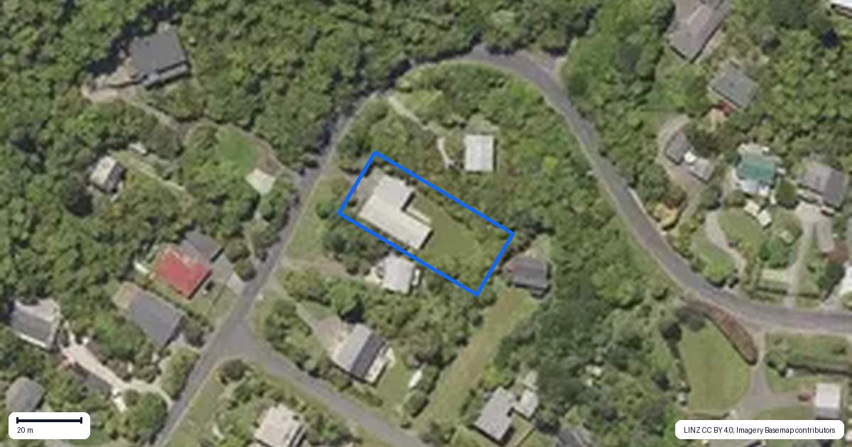 Property context map for 547 Spencer Road, Lake Tarawera, Rotorua