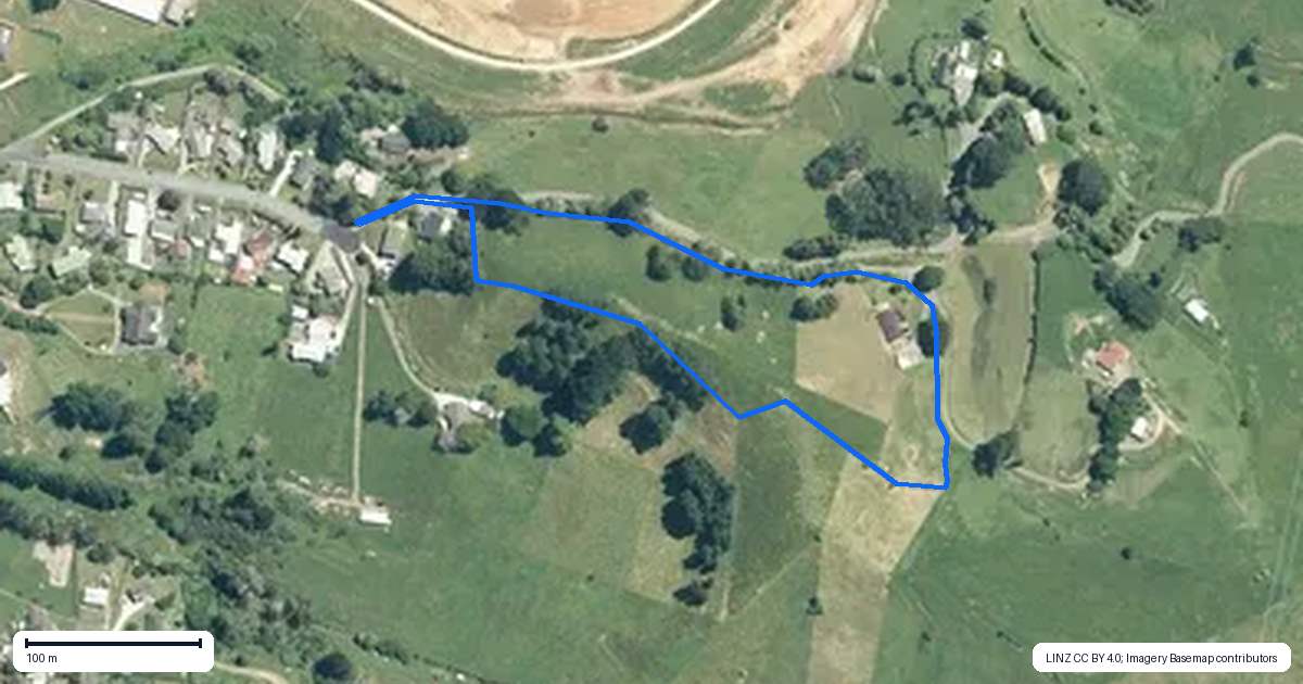 Property context map for 16C Fairview Terrace, Paeroa