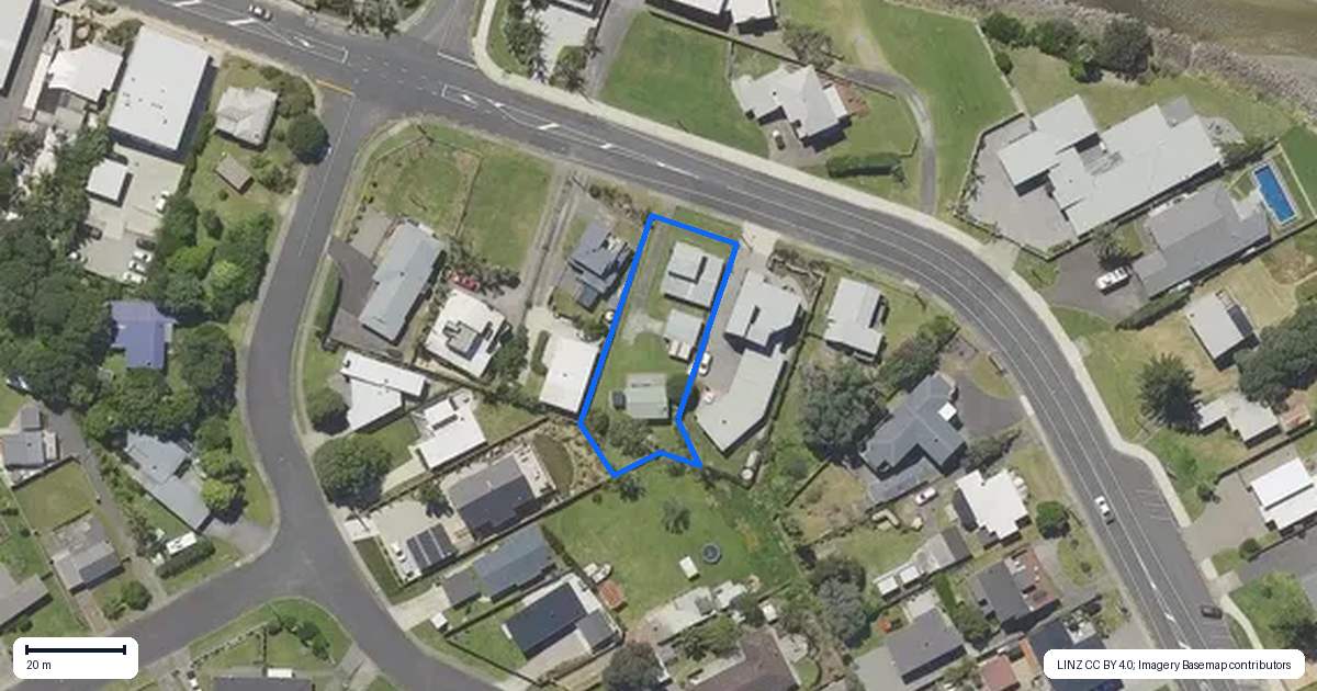 Property context map for 5 Wilson Road, Waihi Beach