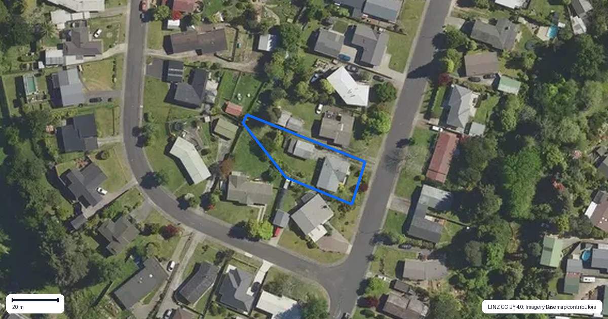Property context map for 12 Orion Street, Sunnybrook, Rotorua