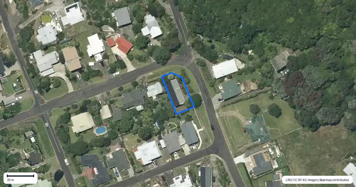 Property context map for 315 Hill Street, Thames