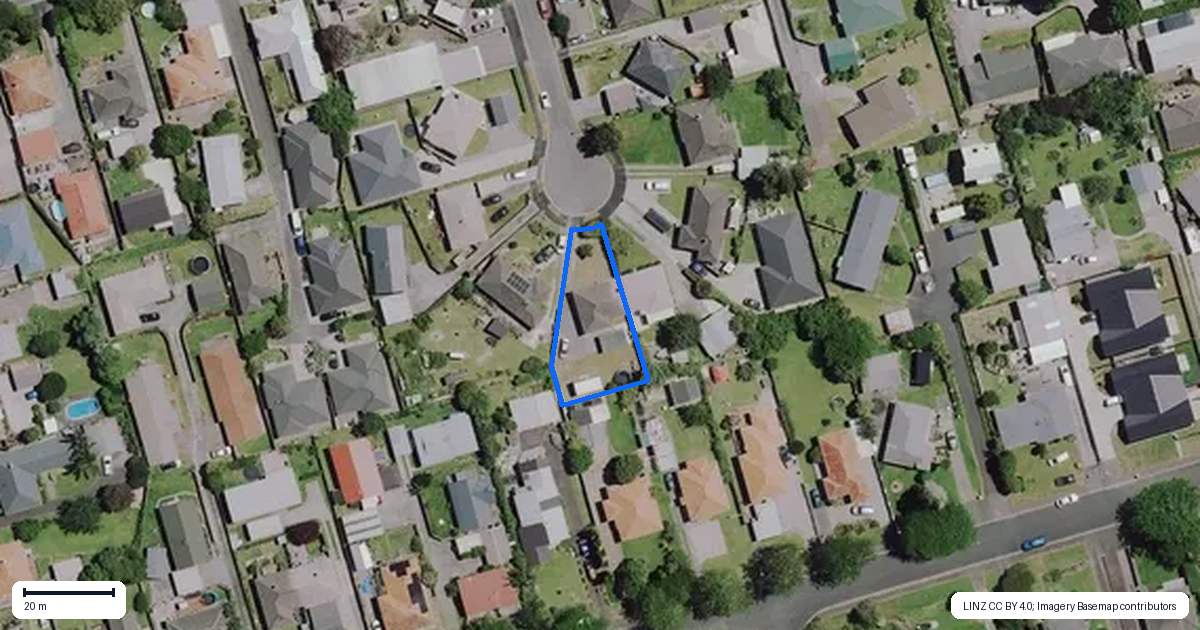 Property context map for 12 Le Quesne Place, Fairfield, Hamilton