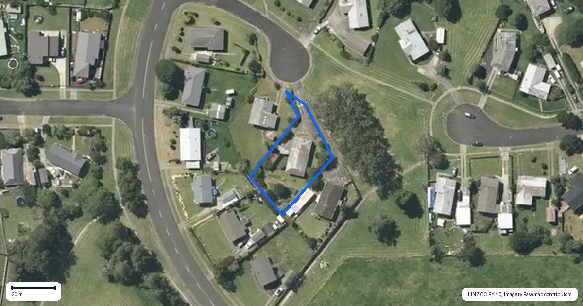 Property context map for 6 Stirling Place, Huntly