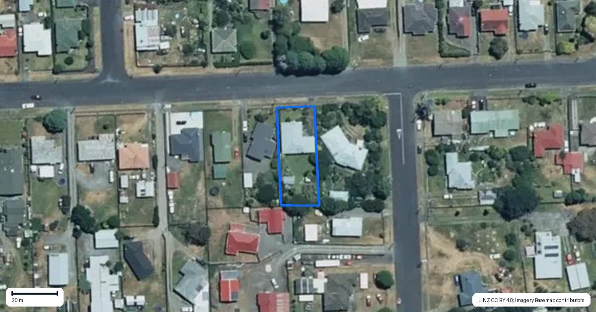 Property context map for 87 Ngatai Street, Taumarunui