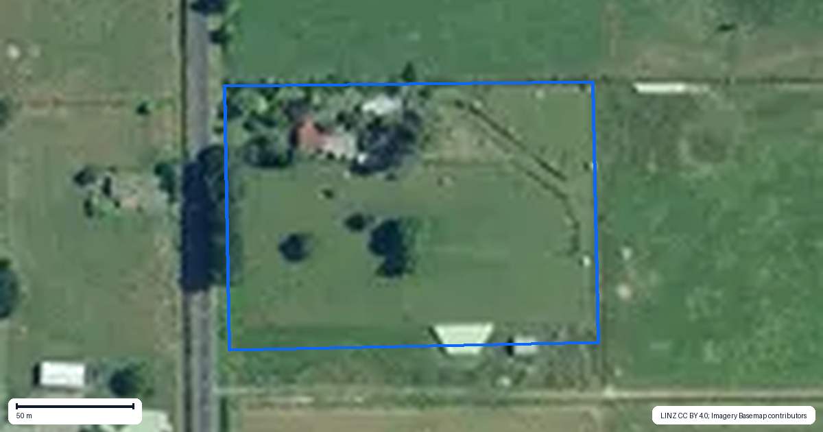 Property context map for 171 Awaiti Road, Netherton, Paeroa