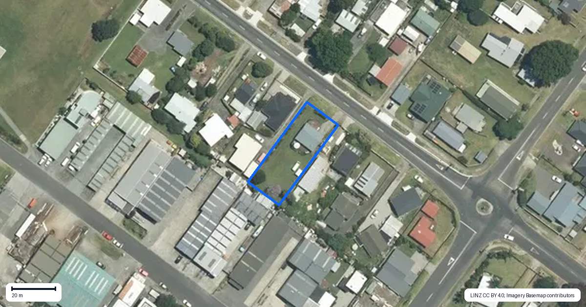 Property context map for 309 Hetherington Road, Whangamata