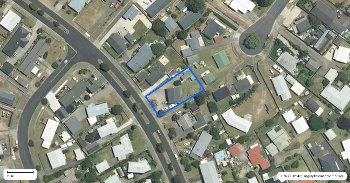 Property context map for 208 Chartwell Avenue, Whangamata