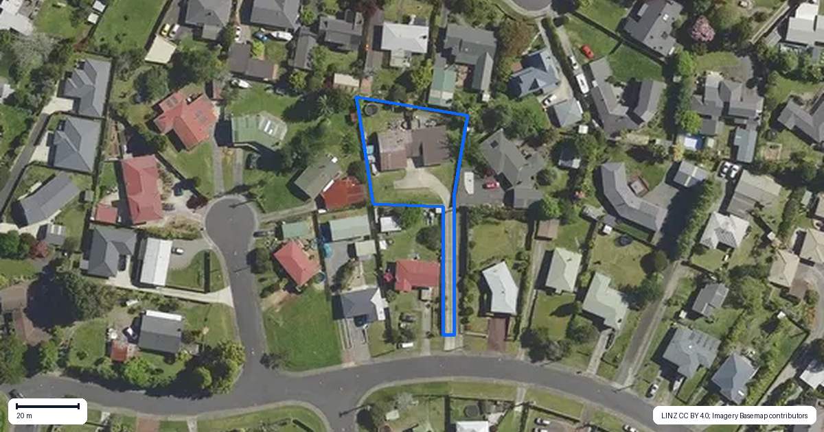 Property context map for 14B Kiwi Street, Springfield, Rotorua