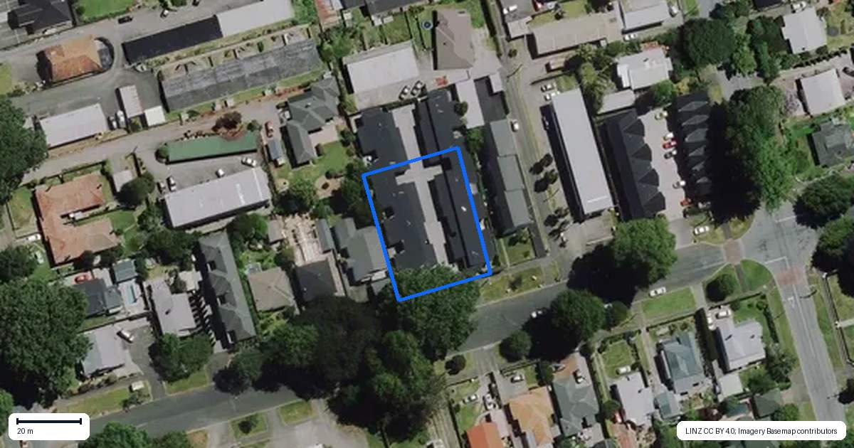 Property context map for 47B Albert Street, Hamilton East, Hamilton