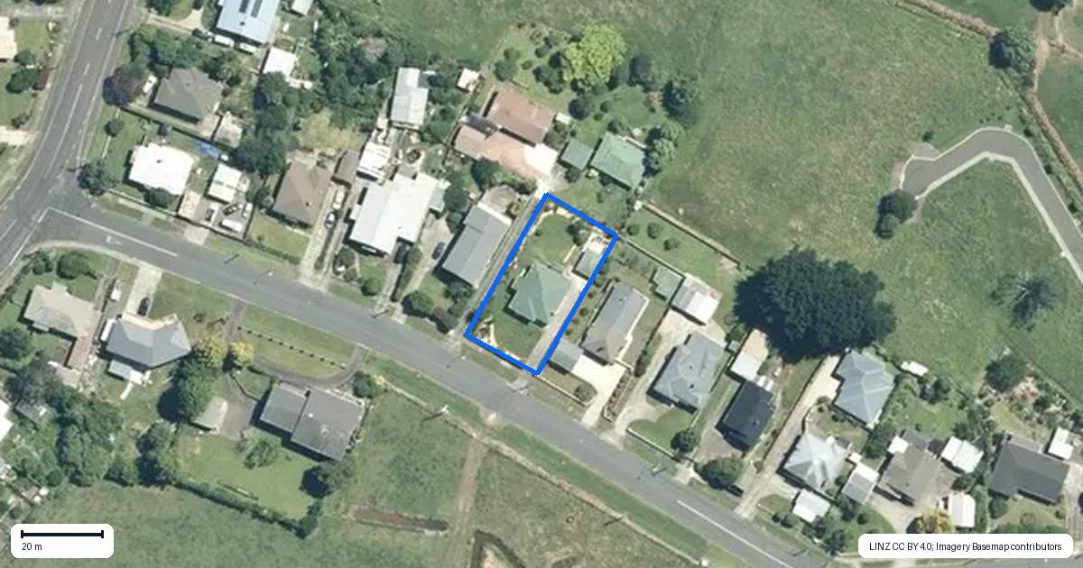 Property context map for 10 Aorangi Road, Paeroa