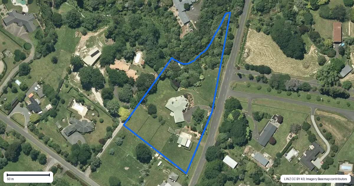 Property context map for 69 Woodcock Road, Tamahere, Hamilton